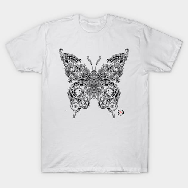 Butterfly T-Shirt by Anggaraekkys